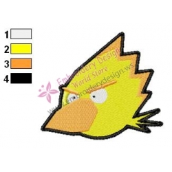 Chocobo Angry Birds Embroidery Design